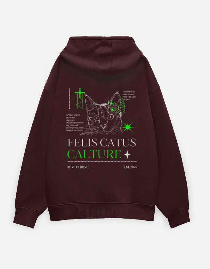 Felis Catus Calture - Oversized Hoodie