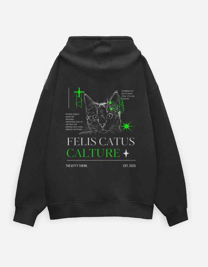 Felis Catus Calture - Oversized Hoodie