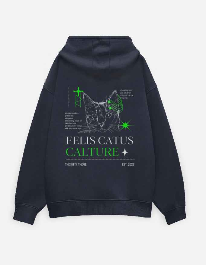 Felis Catus Calture - Oversized Hoodie