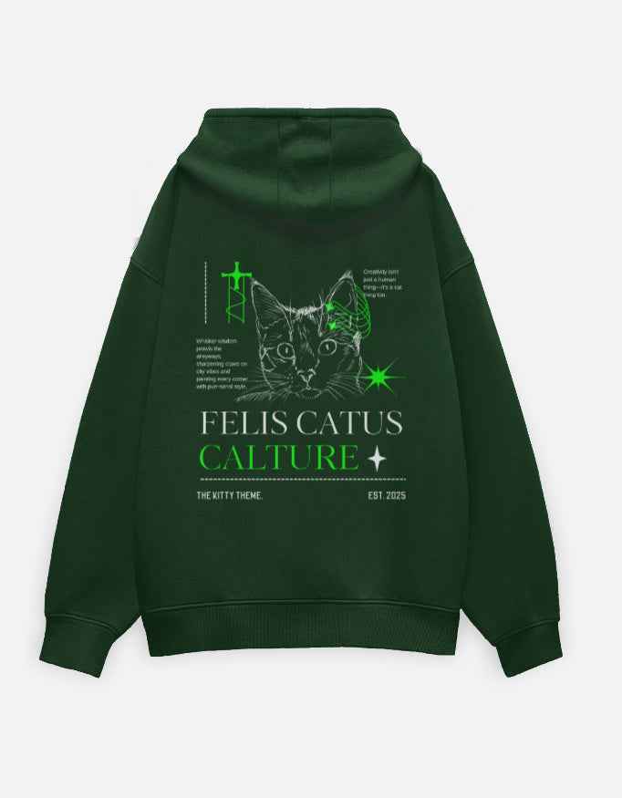 Felis Catus Calture - Oversized Hoodie